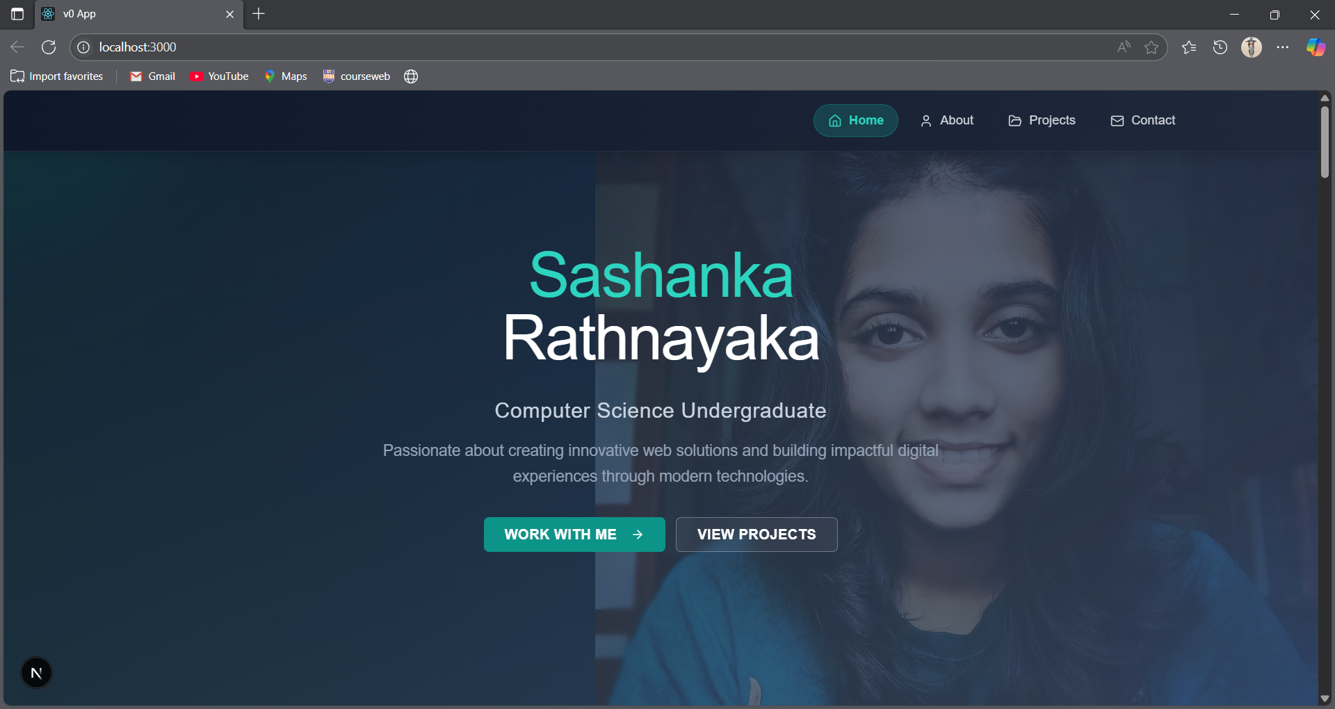 Portfolio Website 👩🏻